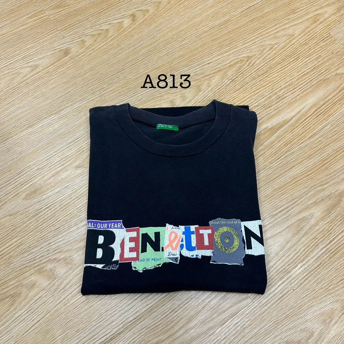 Formula 1 Vintage Benetton Box Logo Sunfaded Tshirt A813 Size US M / EU 48-50 / 2 - 10 Thumbnail