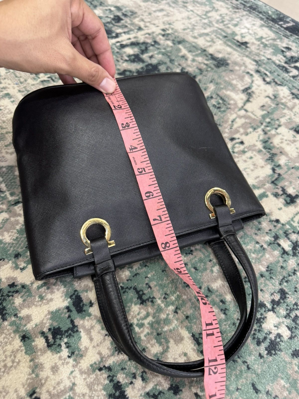 Designer × Salvatore Ferragamo SALVATORE FERRAGAMO LEATHER EVENING HANDLE BAG Size ONE SIZE - 6 Thumbnail