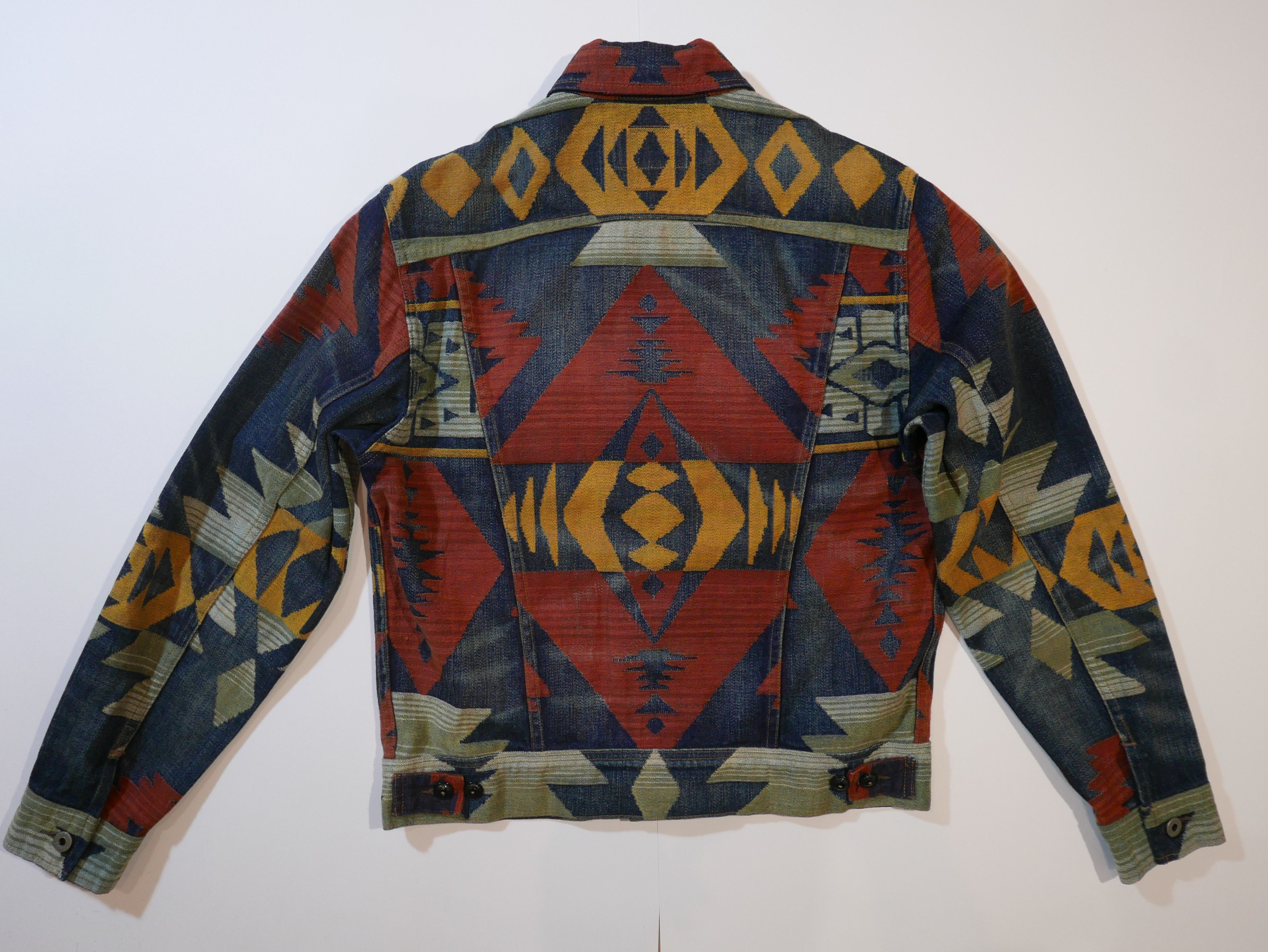 RRL Ralph Lauren RRL Double Ralph Lauren Jacket Denim Aztec Indian Limited M Size US M / EU 48-50 / 2 - 2 Thumbnail