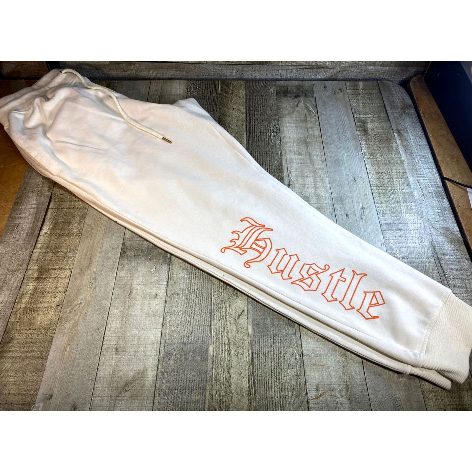 Vintage Authentic Joggers Men’s L Pants Activewear Ivory Size US 33 - 3 Thumbnail