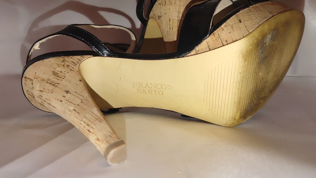 Franco Sarto Franco Sarto Vaunt Cork Stiletto Heels Size 7.5M Size US 7.5 / IT 37.5 - 8 Thumbnail