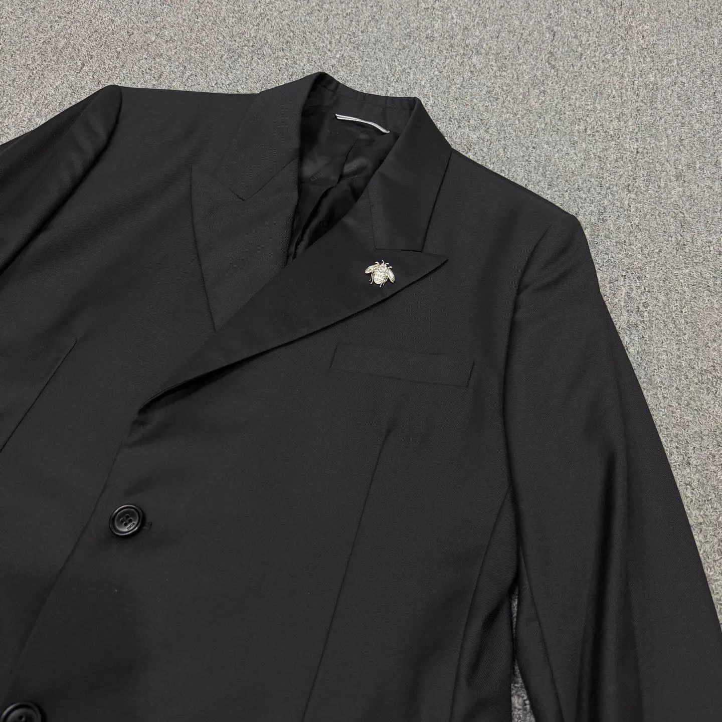 Dior Dior 25 Crystal Bee Lining Logo Blazer 46 99 New Size 46R - 3 Thumbnail