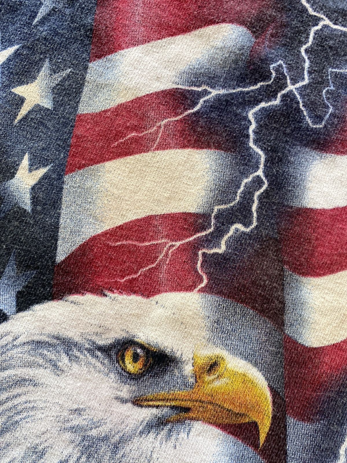 The Mountain × Vintage 2001 tie dye Bald Eagle American flag shirt XXL Size US XXL / EU 58 / 5 - 5 Thumbnail