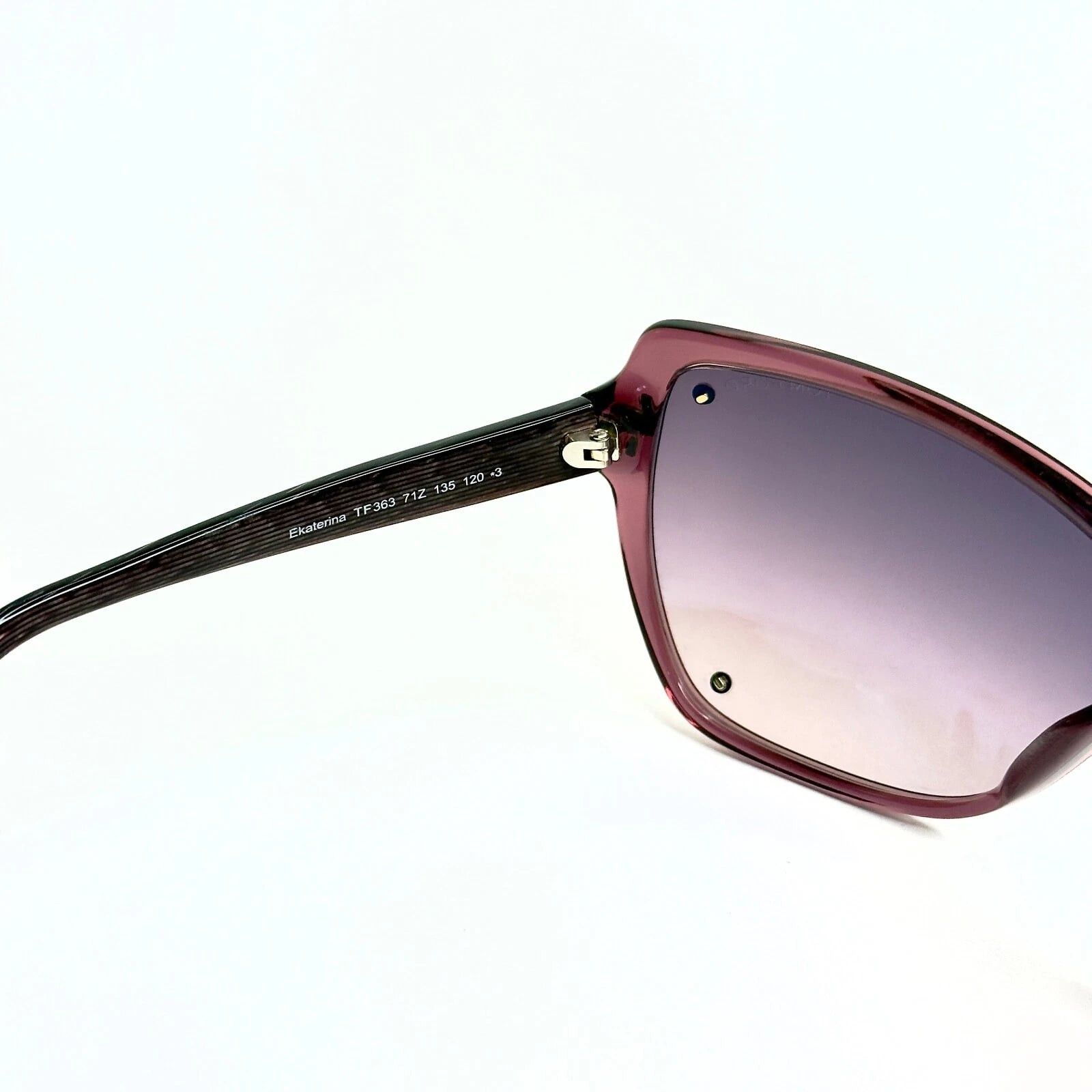 Tom Ford TOM FORD TF363 EKATERINA 71Z Red Wine Screw Visor Mask 363 Size ONE SIZE - 2 Thumbnail