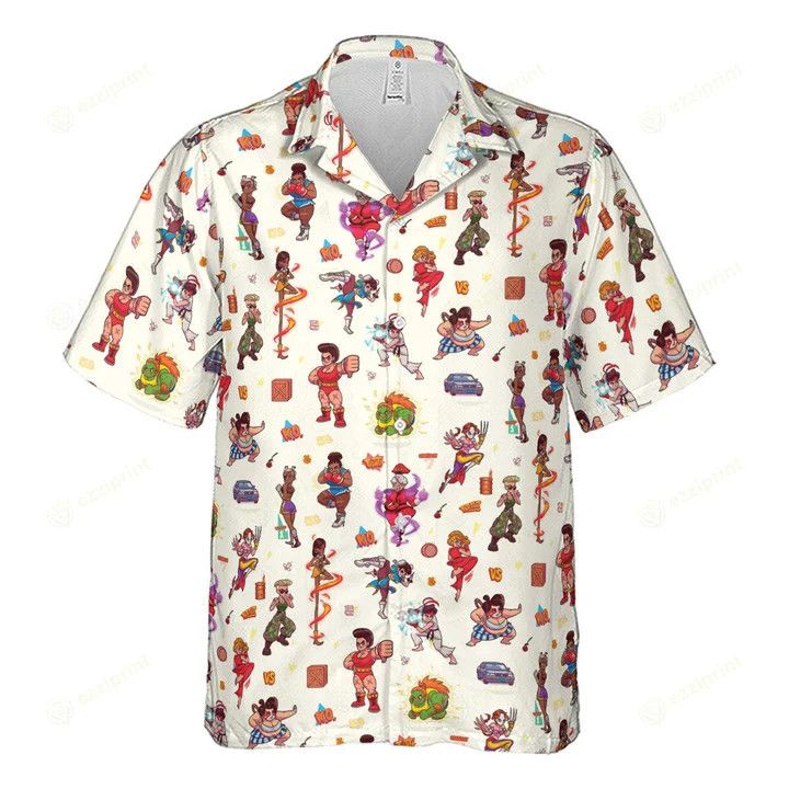 Other Sweet Fighter Hawaiian Shirt Size US L / EU 52-54 / 3 - 2 Thumbnail