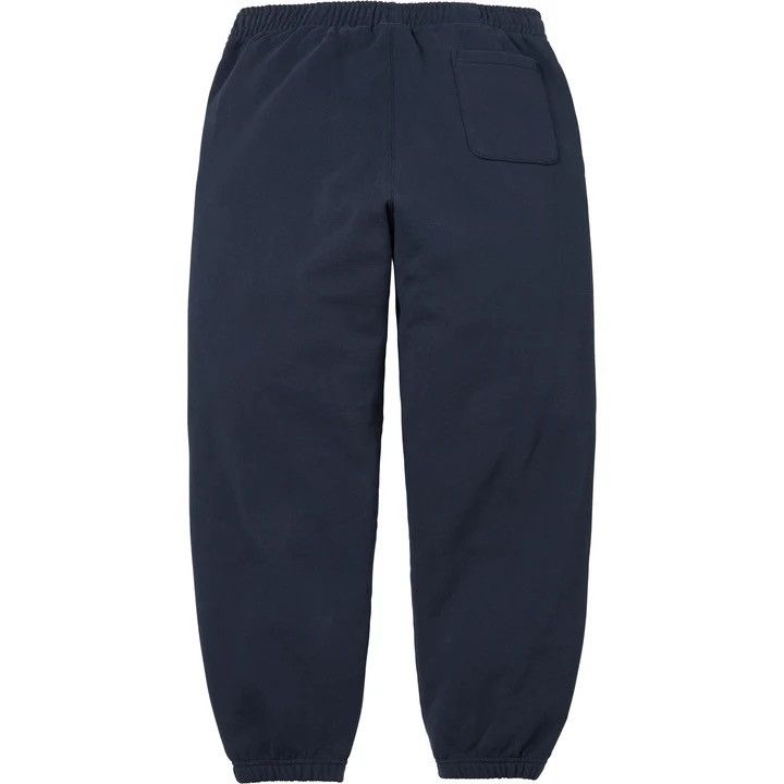 Supreme Supreme Satin Applique Sweatpant Navy SS26 Size US 32 / EU 48 - 2 Thumbnail