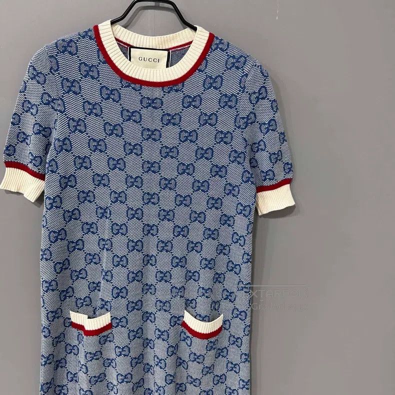Gucci Gucci Knitted double G full-print dress Size XS / US 0-2 / IT 36-38 - 2 Thumbnail