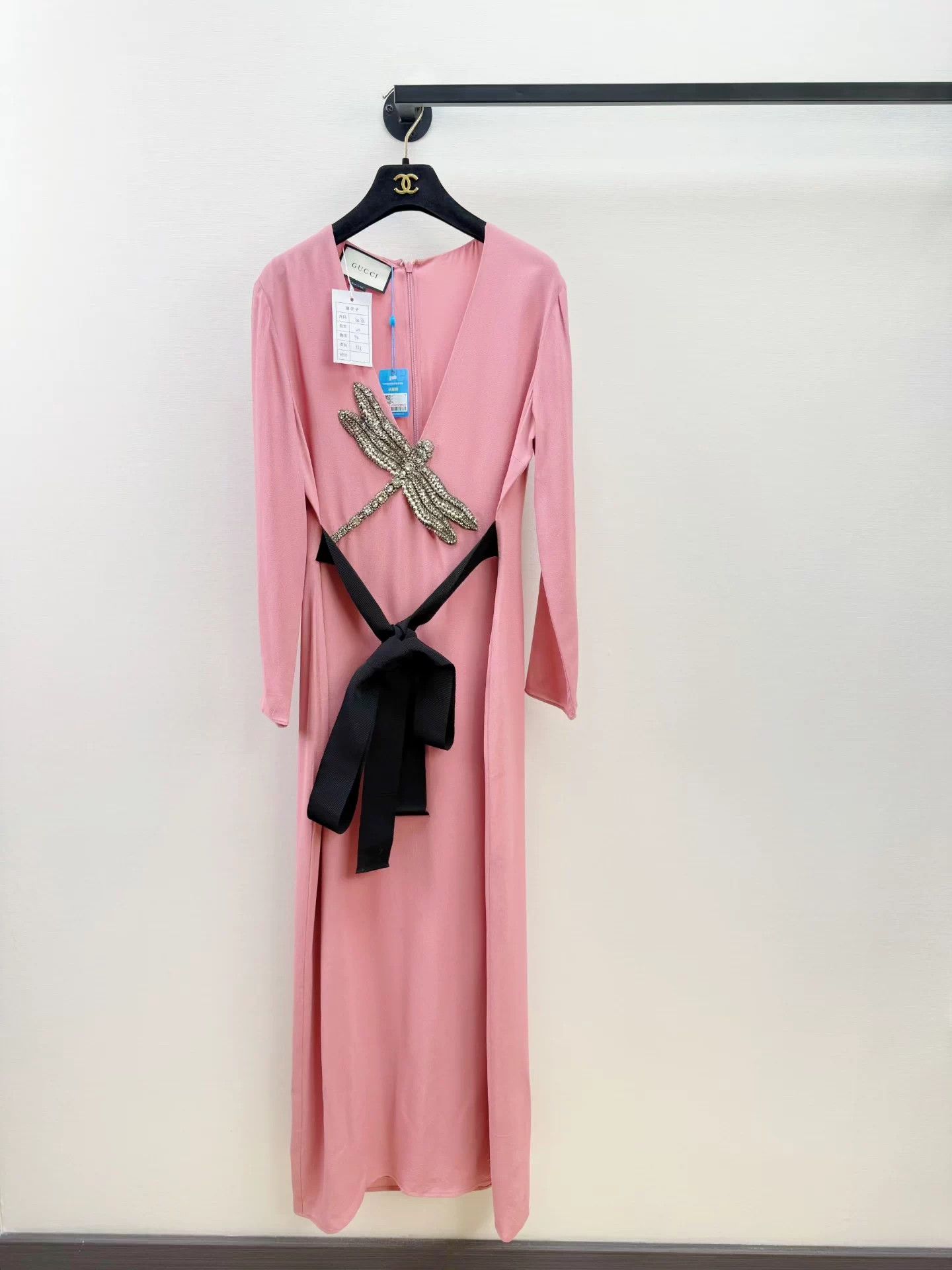 Gucci Gucci Dragonfly Crystal Beaded Maxi Dress IT 38 Size XS / US 0-2 / IT 36-38 - 1 Thumbnail