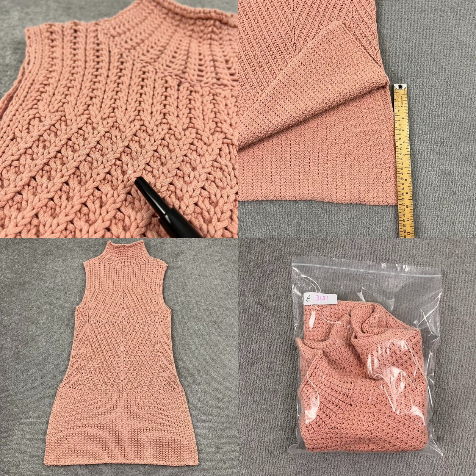 Alice + Olivia ALICE + OLIVIA Abbot Sweater Womens XS Pink Mock Neck Knit Tunic Casual Classic Size XS / US 0-2 / IT 36-38 - 8 Thumbnail