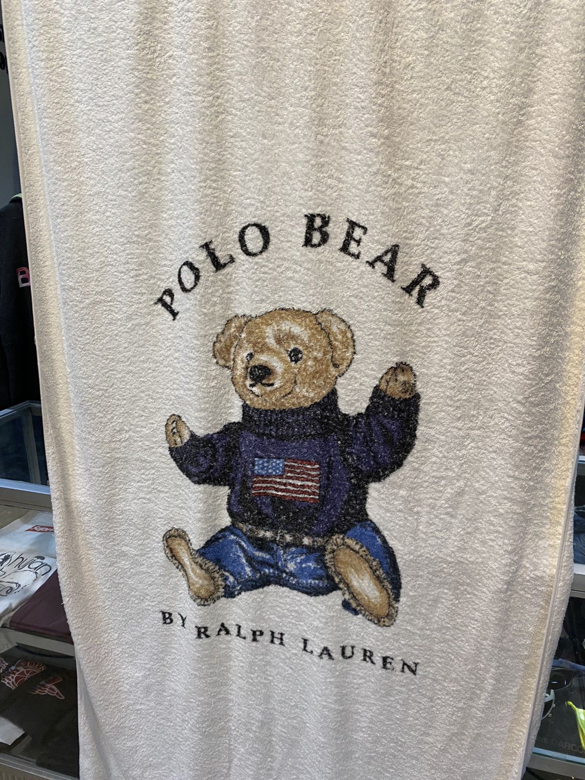 Polo Ralph Lauren Rare🔥Vintage Polo Bear Towel Size ONE SIZE - 4 Thumbnail