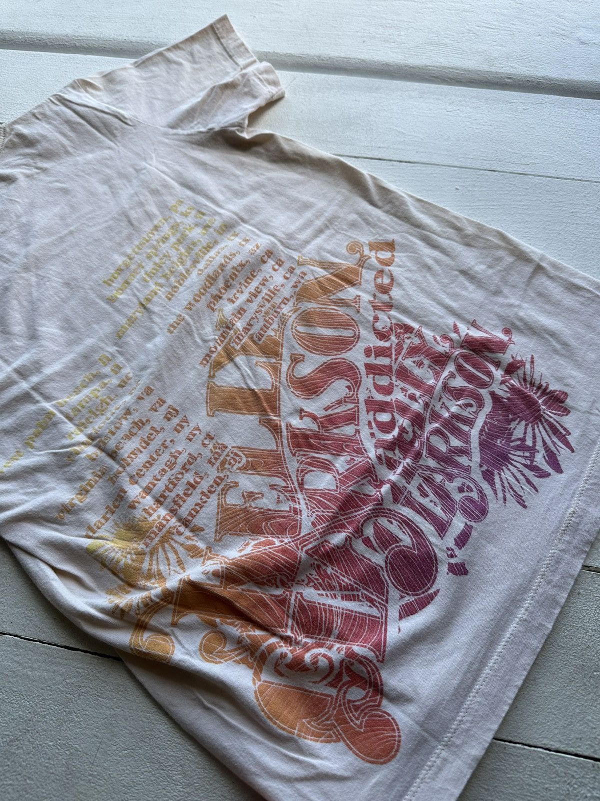 Band Tees RARE 04' KELLY CLARKSON ADDICTED TOUR SHIRT AMERICAN SINGER Size US M / EU 48-50 / 2 - 10 Thumbnail