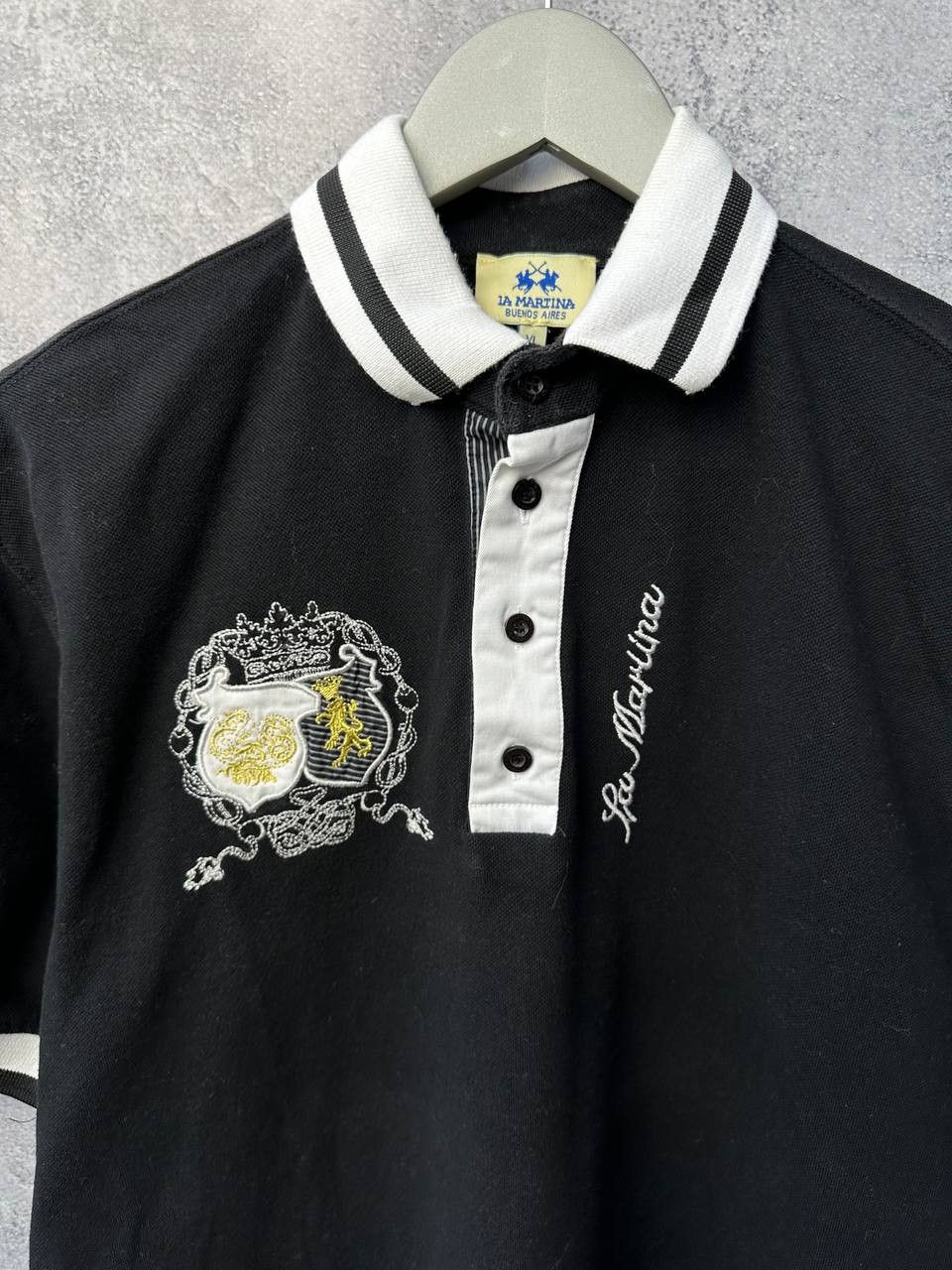 La Martina La Martina Buenos Aires Polo T-Shirt Embroidered Cotton Size US XL / EU 56 / 4 - 5 Thumbnail