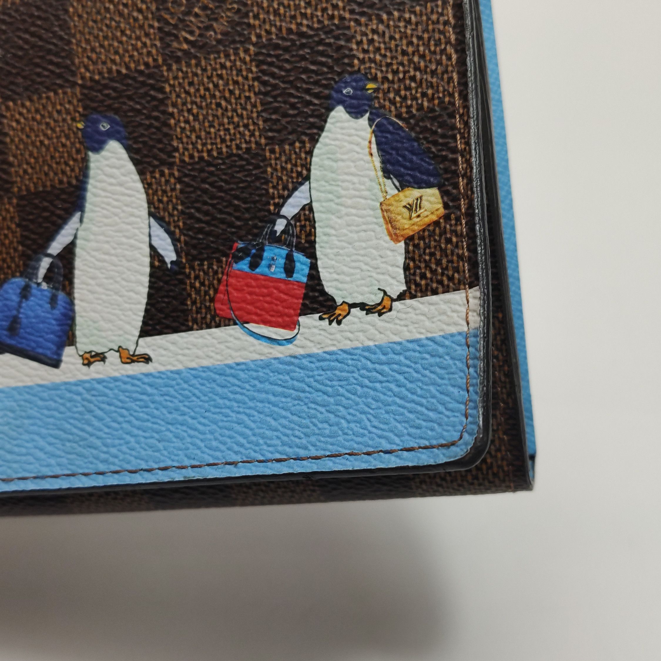 Louis Vuitton Louis Vuitton (LV) Damier Checkerboard Penguin Print Wallet Size ONE SIZE - 7 Thumbnail