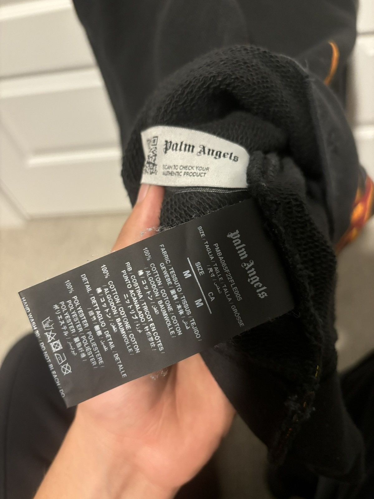 Palm Angels Palm Angels Graffiti Flame hoodie Size US M / EU 48-50 / 2 - 4 Thumbnail