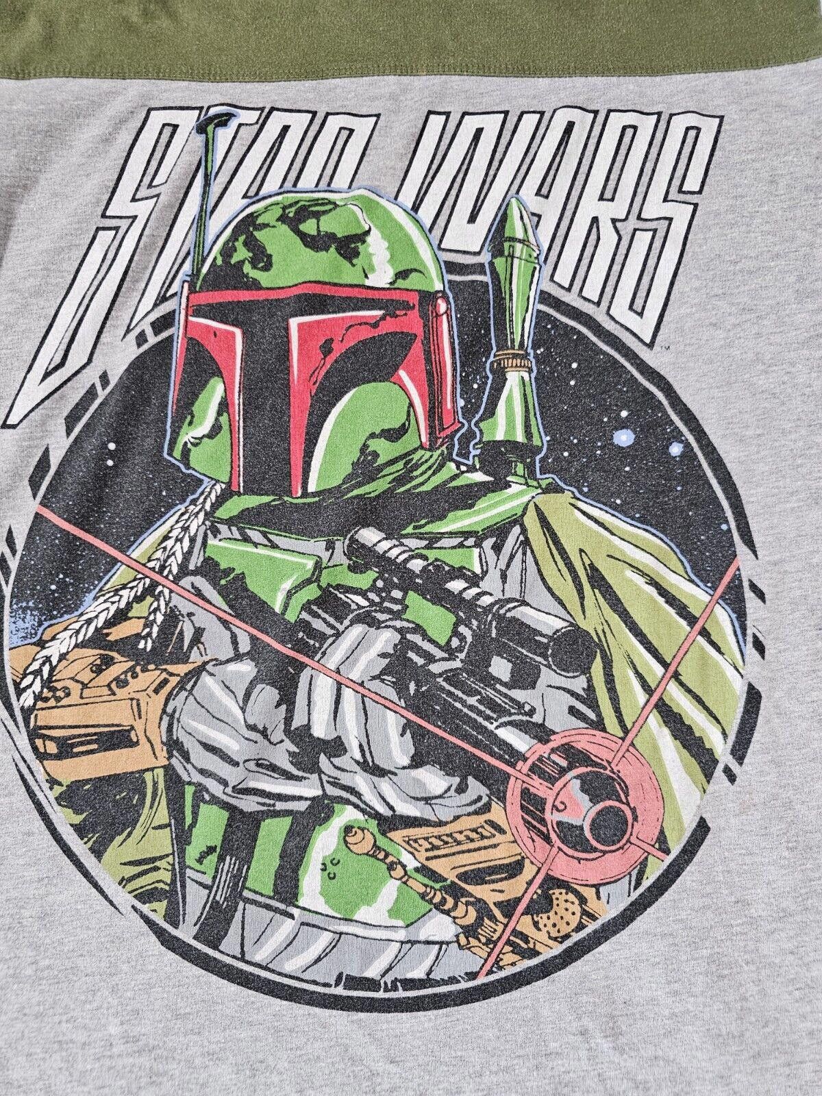 Star Wars Disney Star Wars Boba Fett S Mens Gray Graphic Logo Tshirt Size US S / EU 44-46 / 1 - 2 Thumbnail