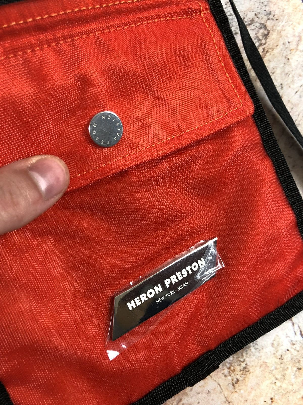 Heron Preston Heron Preston orange messenger cross body bag Size ONE SIZE - 3 Thumbnail