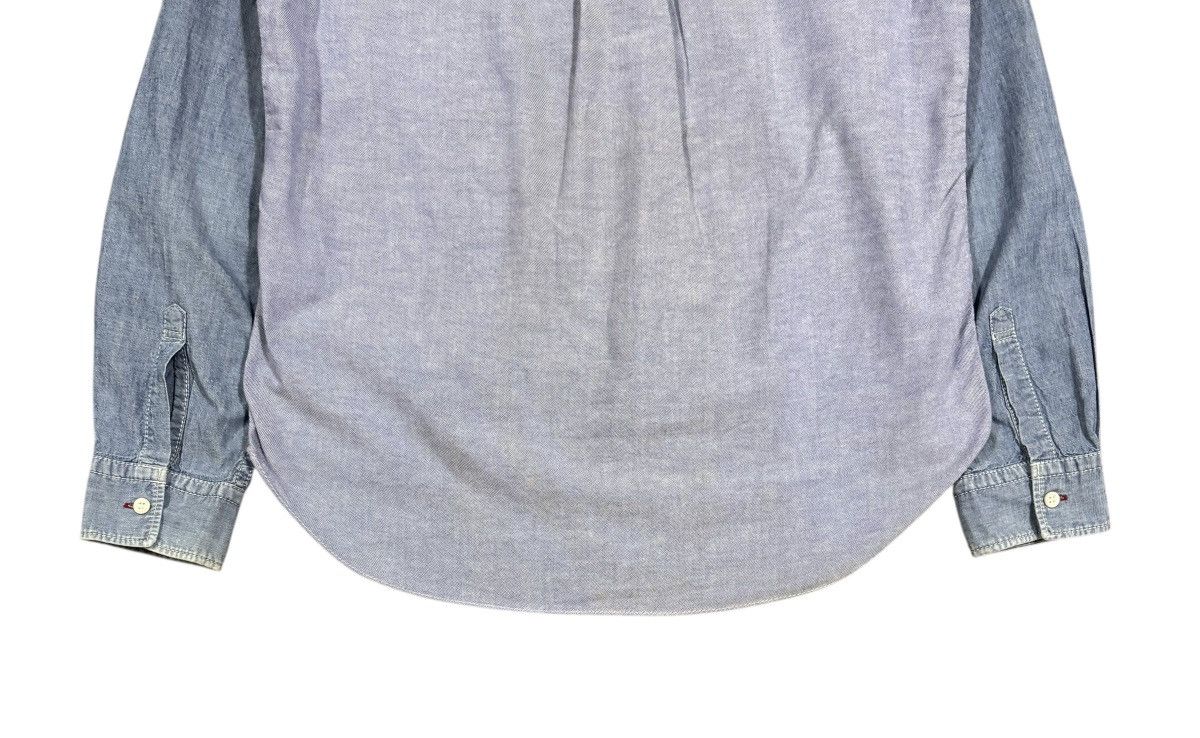 Comme des Garcons Homme Comme Des Garcons Homme Chambray 2 Tone Shirt Button Ups Size US S / EU 44-46 / 1 - 8 Thumbnail
