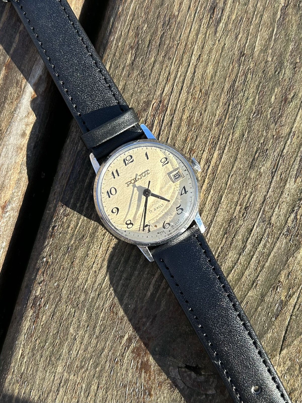 Vintage Vintage Watch Soviet USSR Mechanical Poljot Hand Winding Size ONE SIZE - 14 Thumbnail
