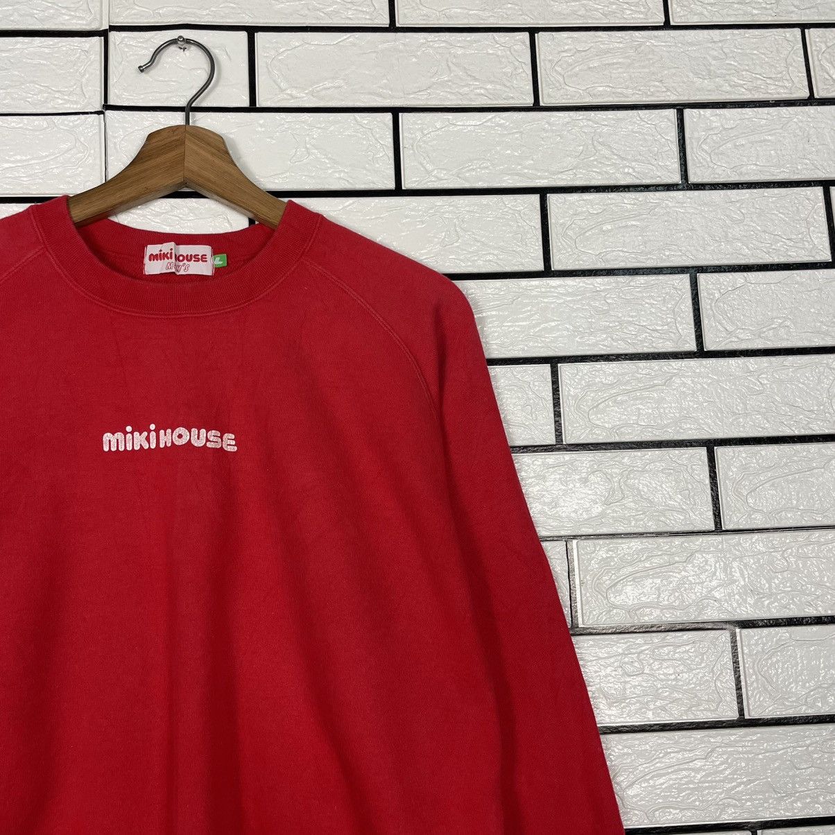 Japanese Brand Vintage Miki House Red Crewneck Sweatshirt Size US L / EU 52-54 / 3 - 5 Thumbnail