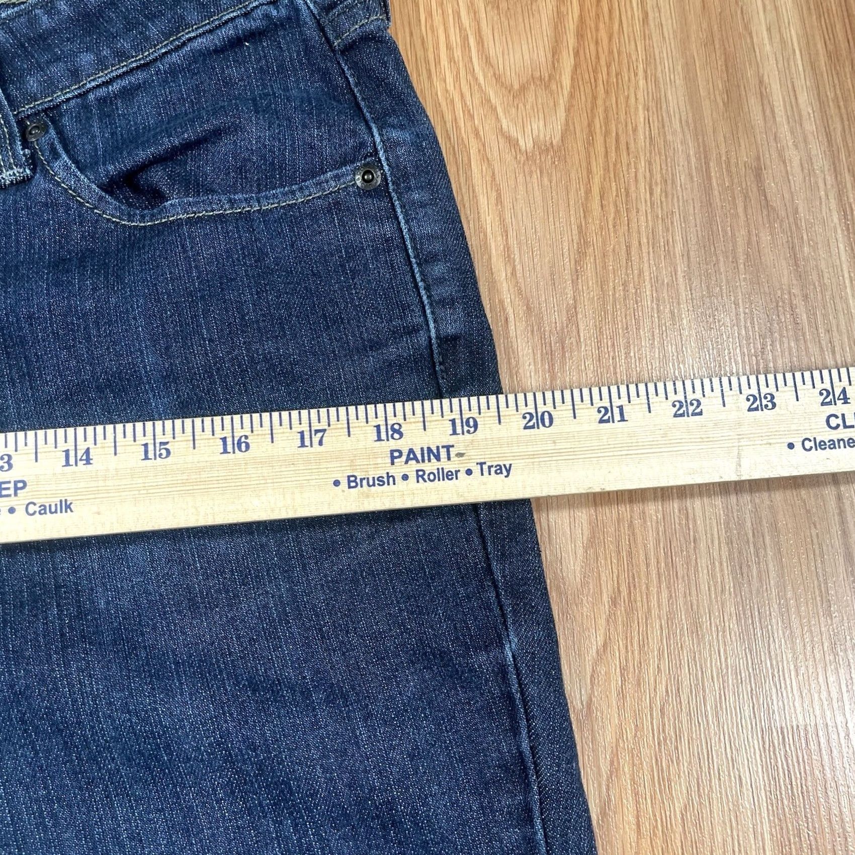 Vintage Signature by Levi Strauss & Co. Jeans Womens 10 Tall Blue Low Rise Bootcut Stretch Denim Jeans Size 32" / US 10 / IT 46 - 6 Thumbnail