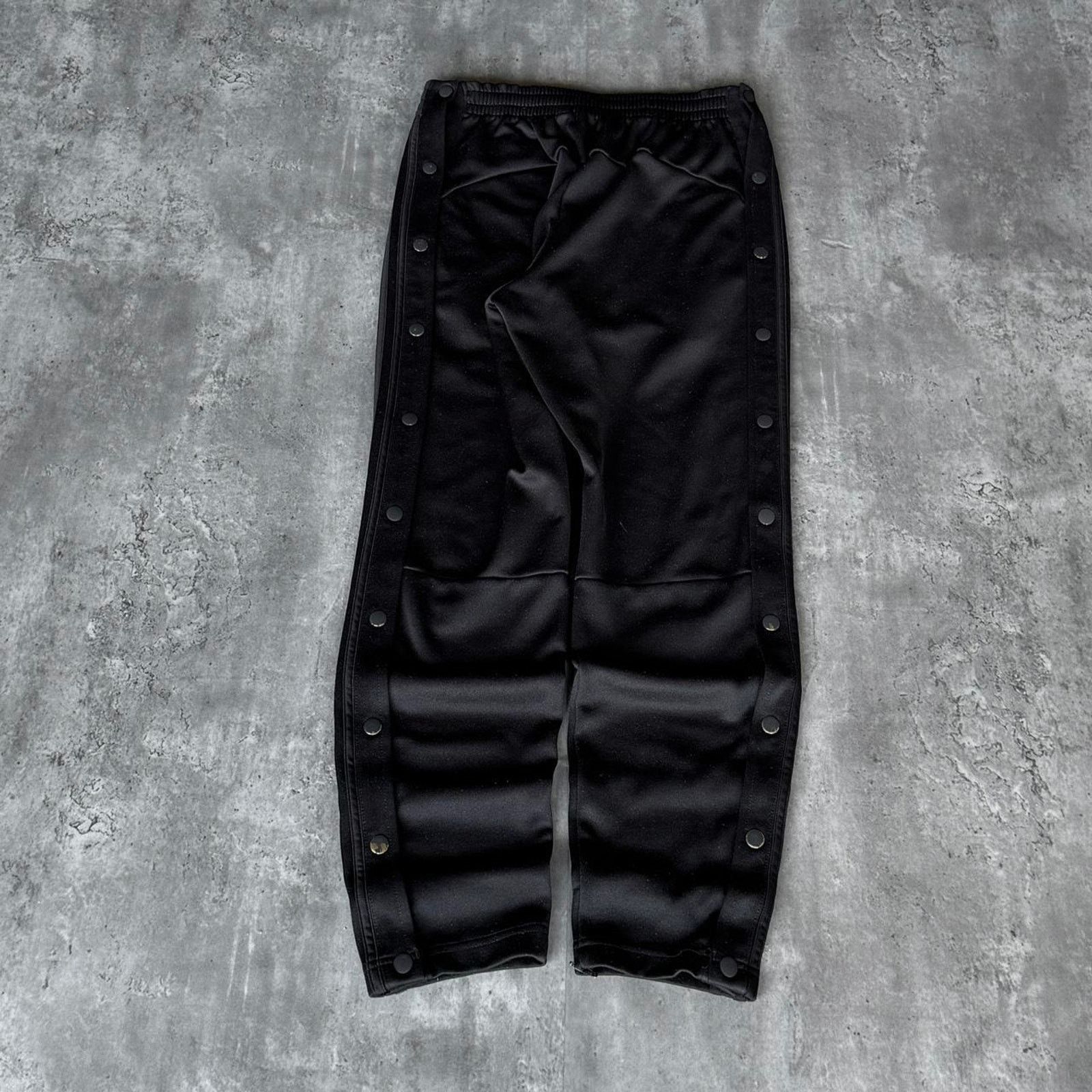 Adidas × Japanese Brand × Vintage Vintage Y2K Adidas Black Breakaway Tech Grunge Sweatpants Size US 31 - 2 Thumbnail