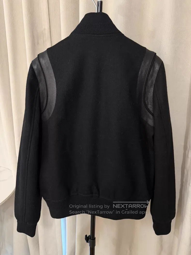 Saint Laurent Paris Saint Laurent Paris Black Warrior Wool and Leather Basebal Size M / US 6-8 / IT 42-44 - 3 Thumbnail