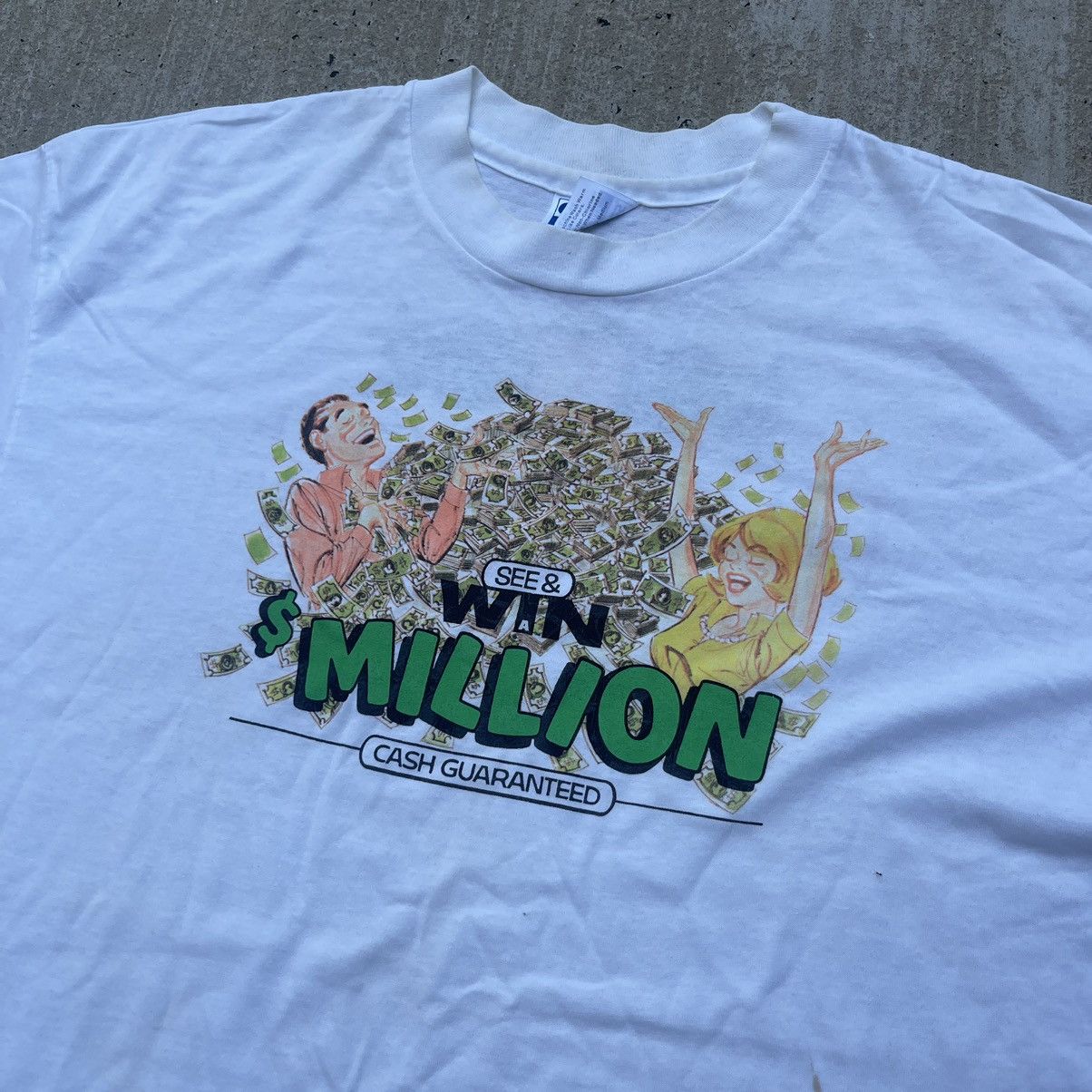 Donald Trump Vintage WIN MILLIONS TRUMP CASTLE Single Stitch Shirt Size US XL / EU 56 / 4 - 2 Thumbnail