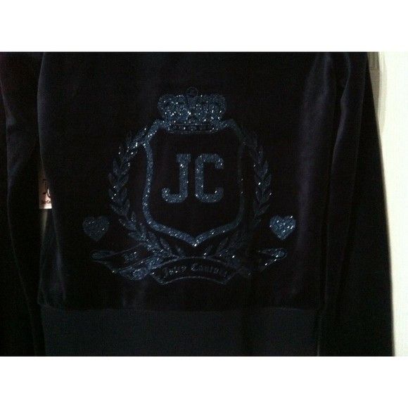 Juicy Couture JUICY COUTURE WOMENS NEW VELOUR HOODED JACKET SIZE:XS Size XS / US 0-2 / IT 36-38 - 4 Thumbnail