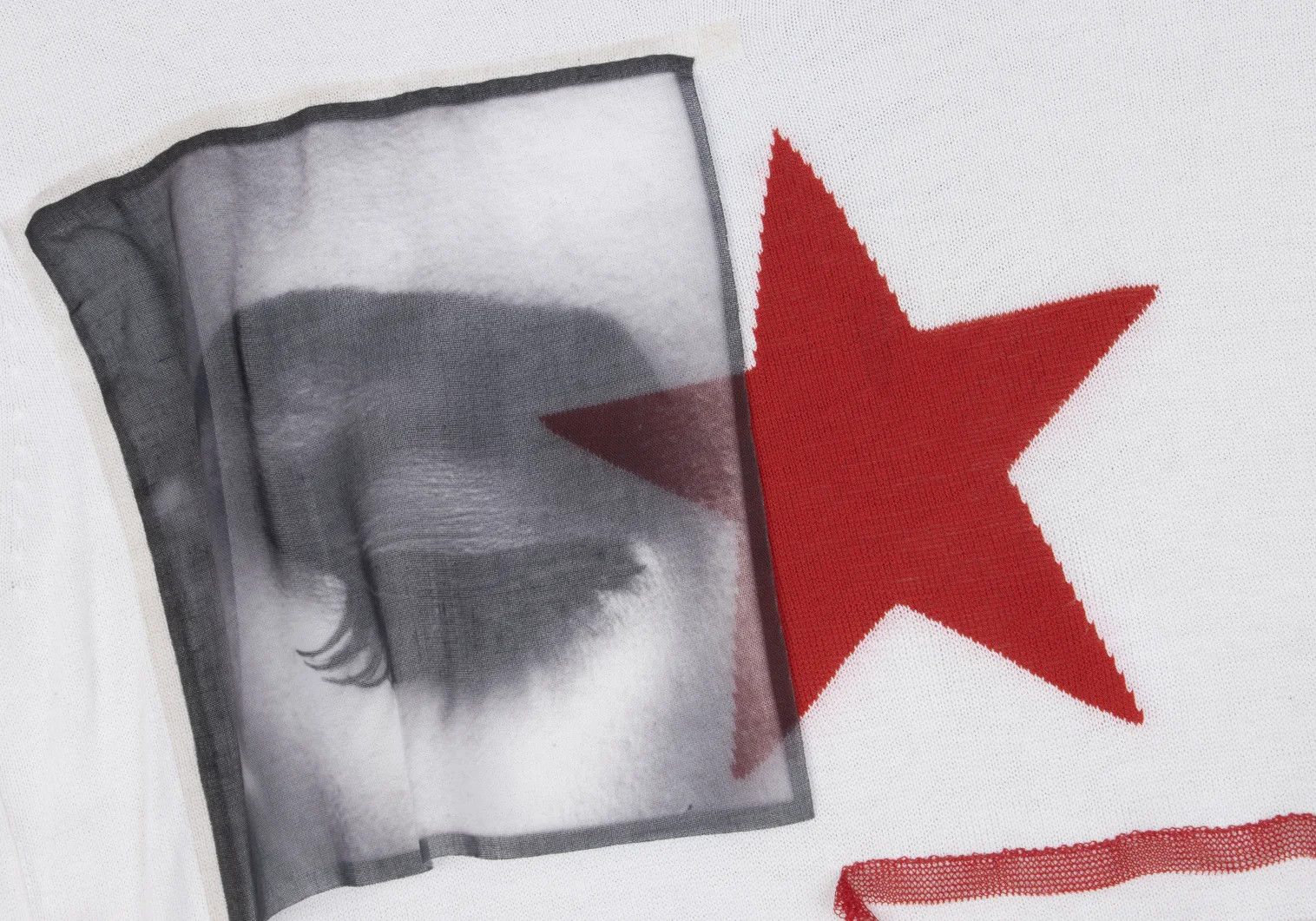Jean Paul Gaultier Star Jacquard Knit Top in Off-White with Flaws Size US M / EU 48-50 / 2 - 4 Thumbnail