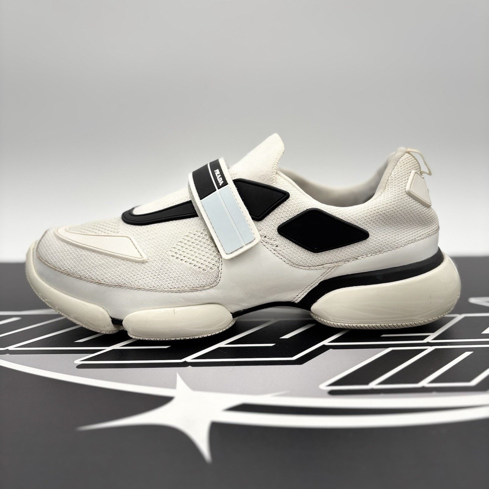 Prada Prada Cloudbust Sneaker ' White Black ' | GOOD CONDITION! Size US 7.5 / EU 40-41 - 11 Thumbnail
