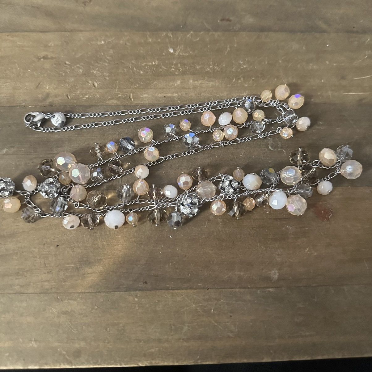 Loft Loft long glass bead charm necklace Size ONE SIZE - 2 Thumbnail
