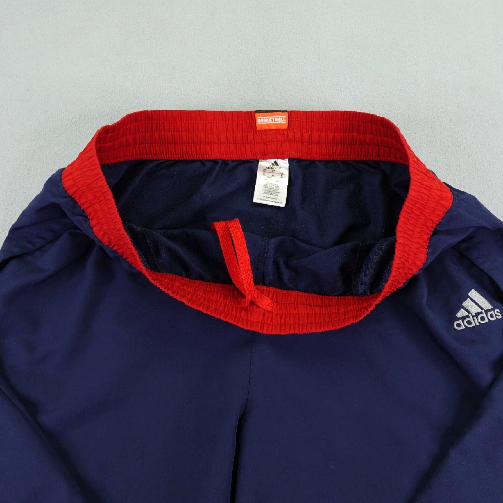 Adidas Adidas Pants Men XL Blue Red Crazy Ghost Basketball Warmup Track Gym Athletic Size US 36 / EU 52 - 6 Thumbnail