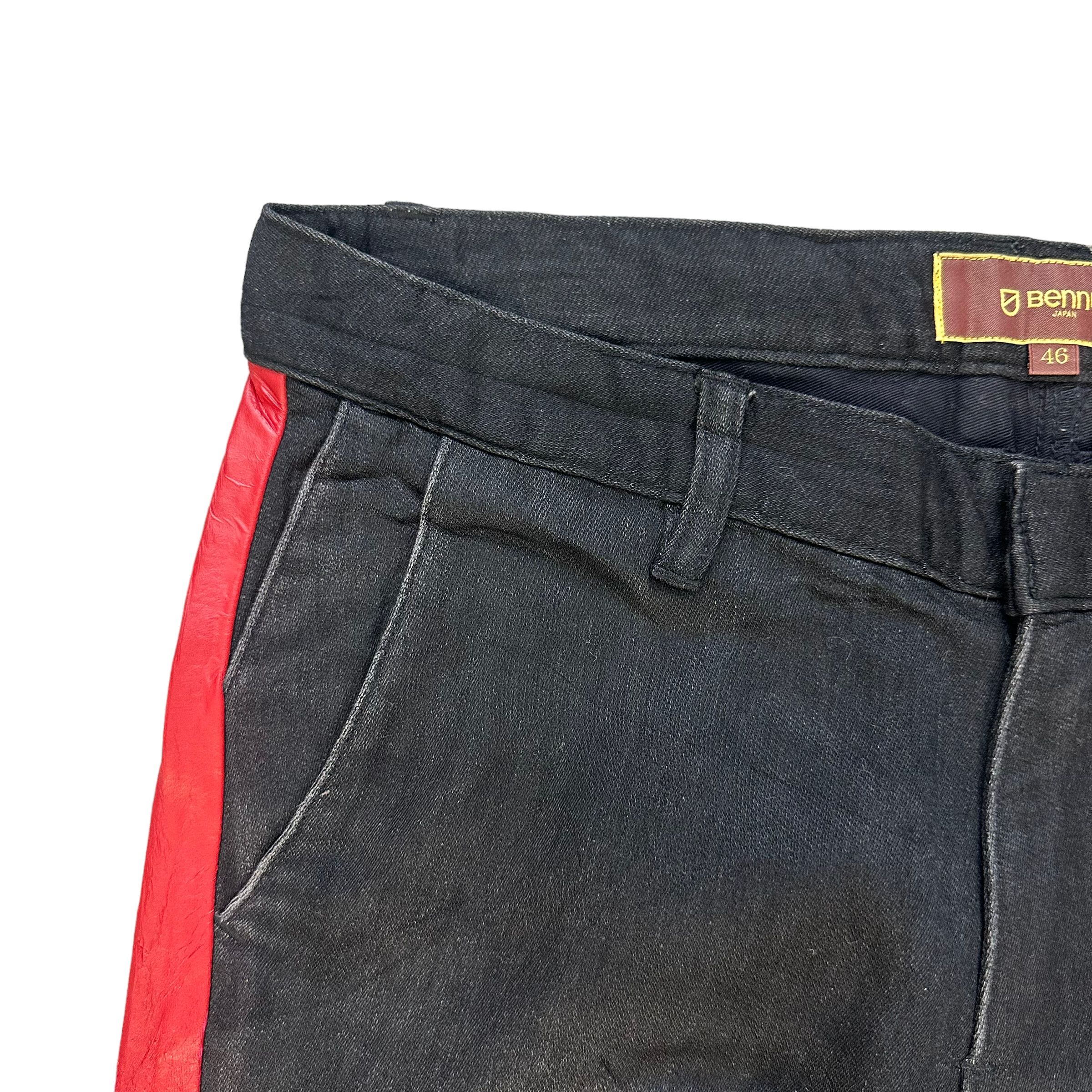 Japanese Brand BENNU JAPAN RED LINE SKINNY FIT PANT #7905-189 Size US 32 / EU 48 - 4 Thumbnail