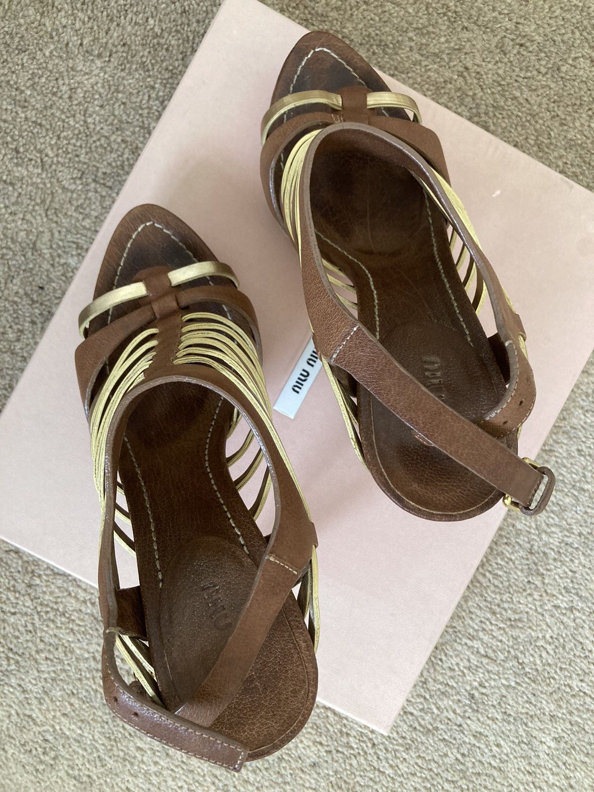 Miu Miu Miu Miu sandals Size US 8.5 / IT 38.5 - 2 Thumbnail