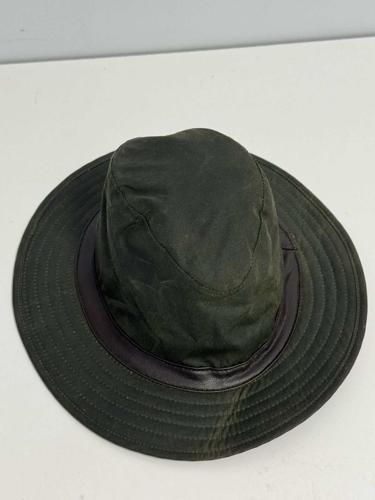 Barbour Barbour Vintage Waxed Cap Hat 90’s Size ONE SIZE - 4 Thumbnail