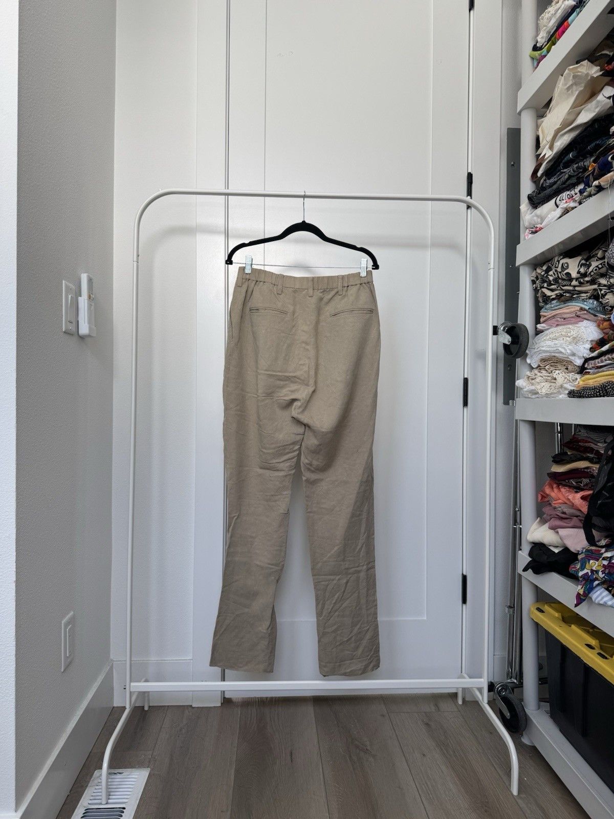 Issey Miyake Issey Miyake MEN Linen-Cotton Pleated Trousers Sz 1 Size US 30 / EU 46 - 2 Thumbnail