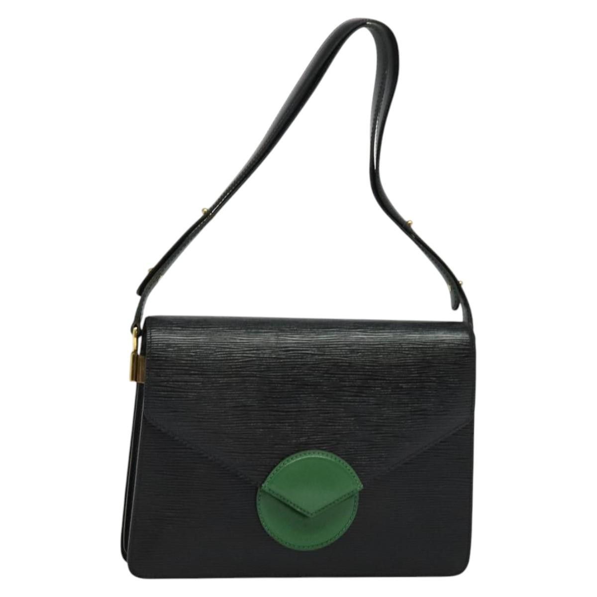 Louis Vuitton Epi Osh Shoulder Bag Black Green M52444 Lv Auth 121028, Women's