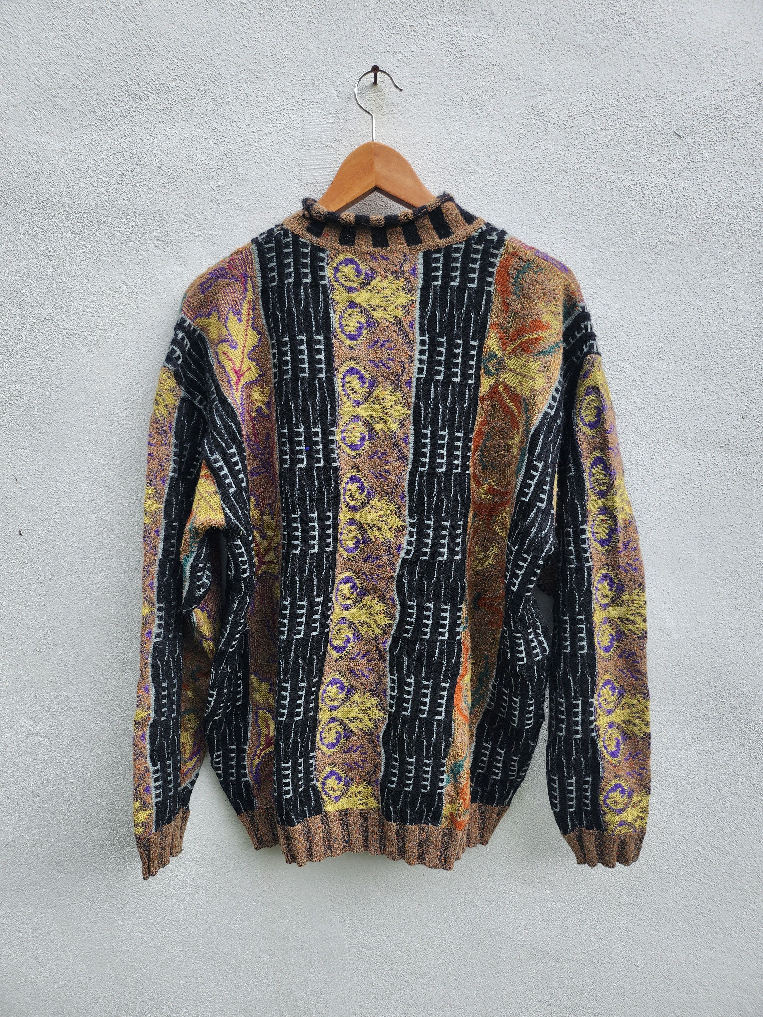 If Six Was Nine × Japanese Brand 💥Nice PASHU Multicolor Coogi Style Jumper Size US L / EU 52-54 / 3 - 6 Thumbnail