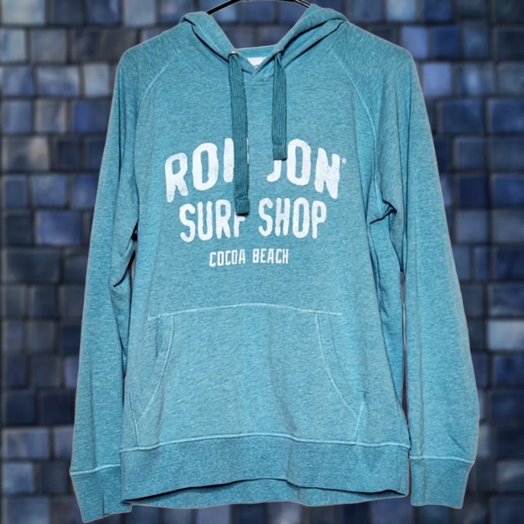 Ron Jon Surf Shop Ron Jon Surf Shop Hoodie Womens S Pullover Long Sleeve Blue Cocoa Beach Sweatshirt Size S / US 4 / IT 40 - 1 Thumbnail