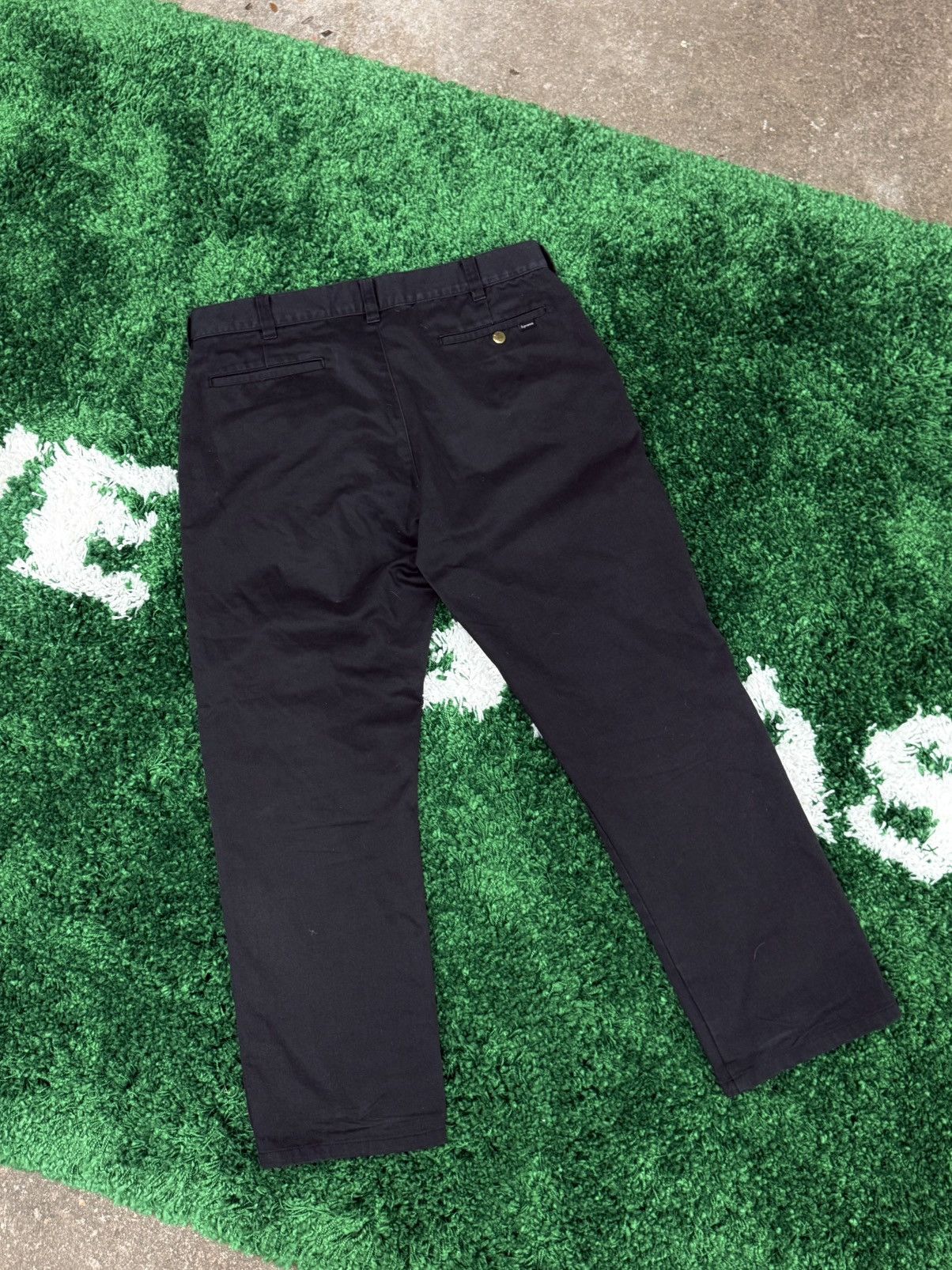 パンツ supreme workpants black 34 Supreme Black Work Pants Sz. 34