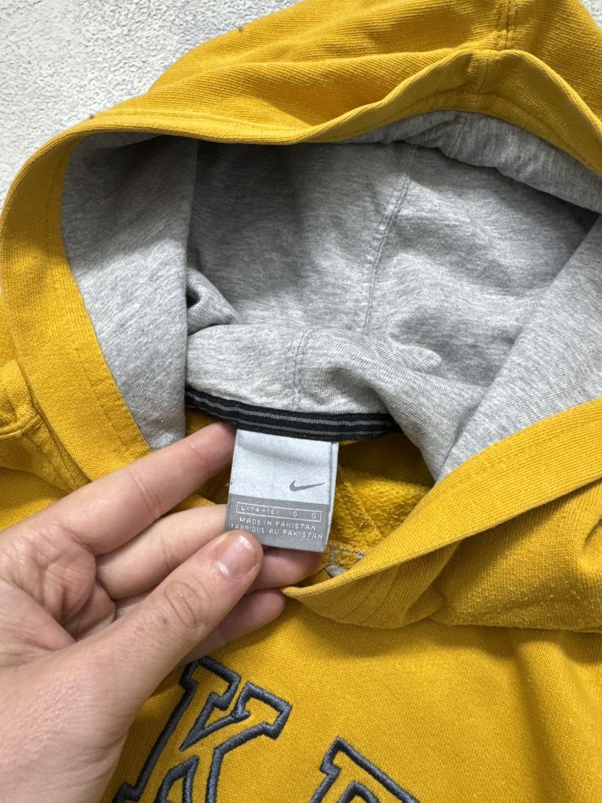 Nike Vintage Y2K Nike Big Swoosh Hoodie 00’s Size US XS / EU 42 / 0 - 8 Thumbnail