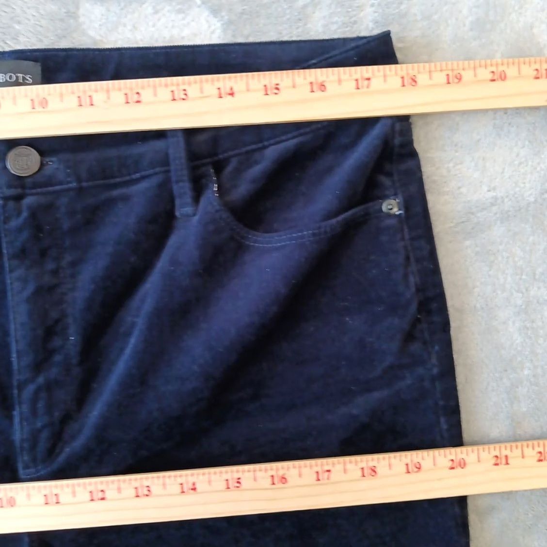 Talbots Talbots Corduroy Jegging Pants Womens Size 12 Blue High Rise Size 34" / US 12 / IT 48 - 3 Thumbnail