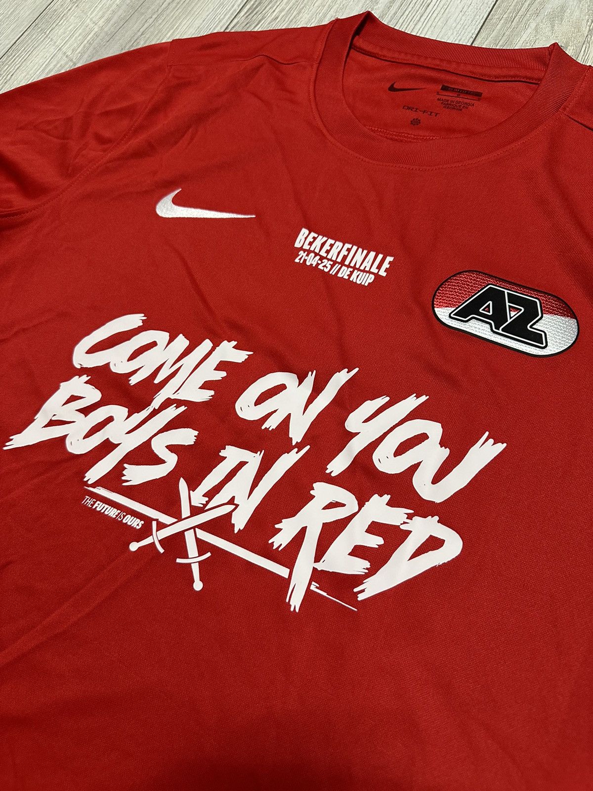 Nike New Nike AZ Alkmaar Jersey Size US L / EU 52-54 / 3 - 2 Thumbnail