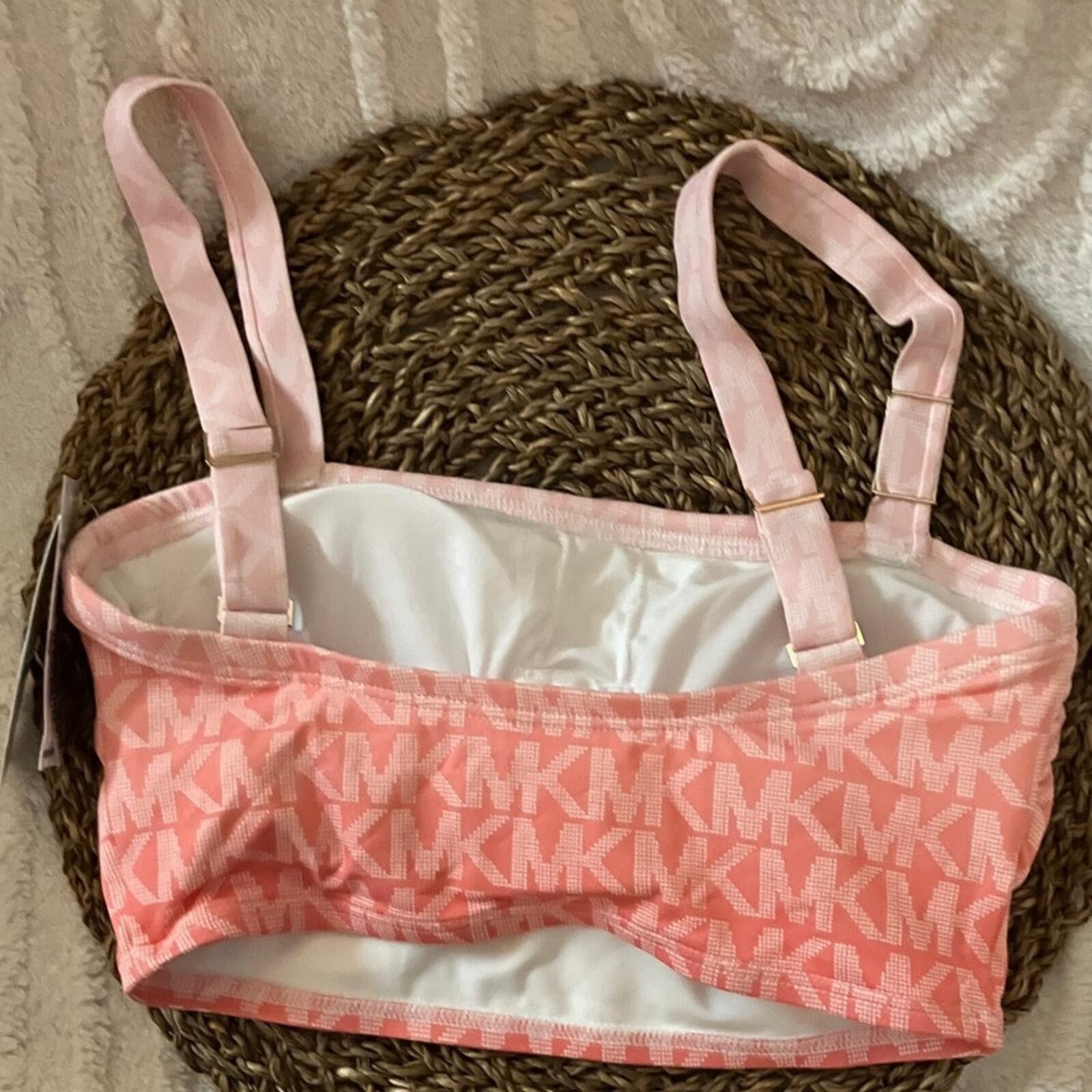 Michael Kors Michael Kors Pink Logo Crop Top with Adjustable Straps Size S / US 4 / IT 40 - 6 Thumbnail