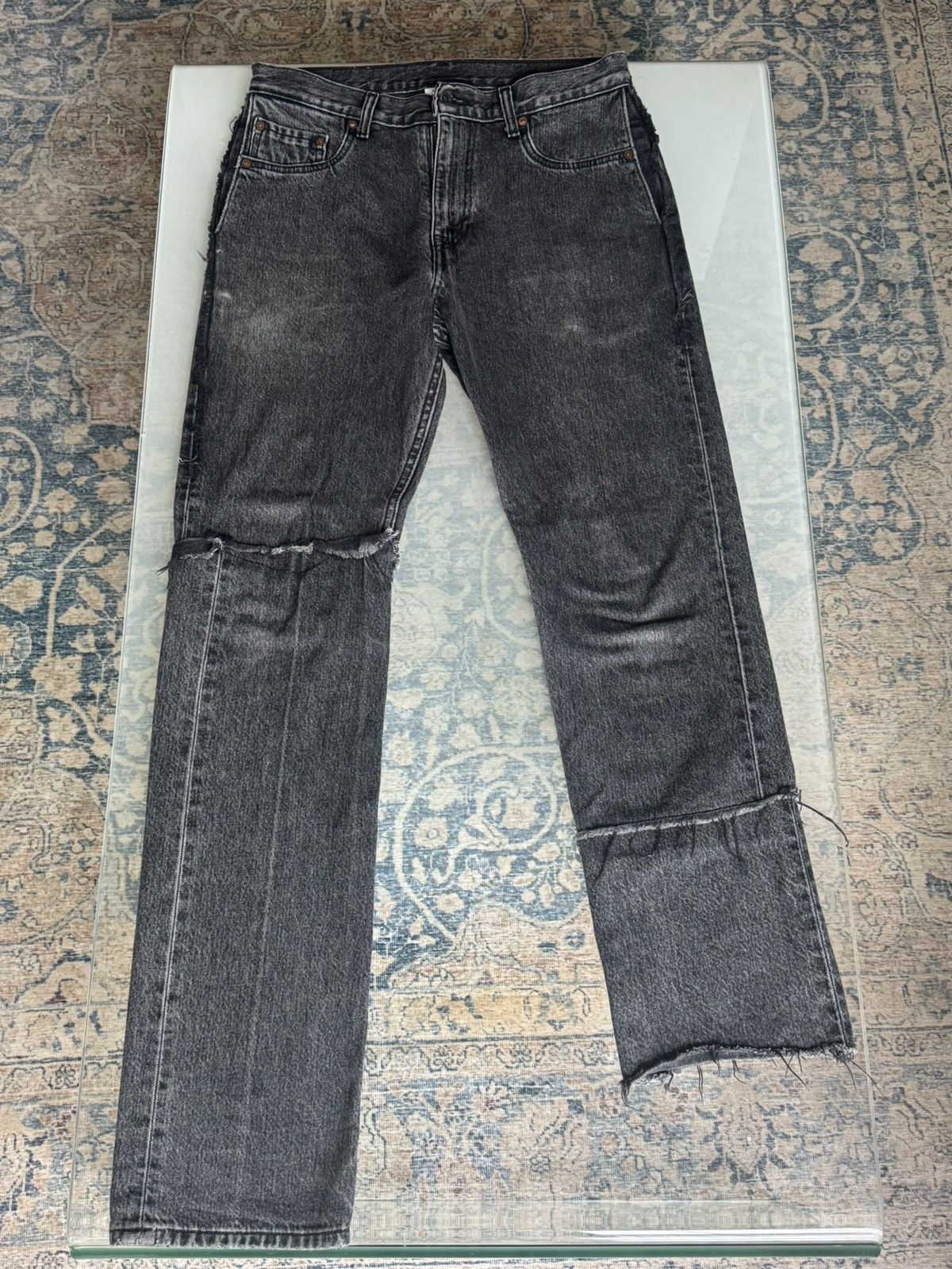 Vetements Vetements x Levi’s “615” Assymetrical Denim AW19 Size US 30 / EU 46 - 3 Thumbnail