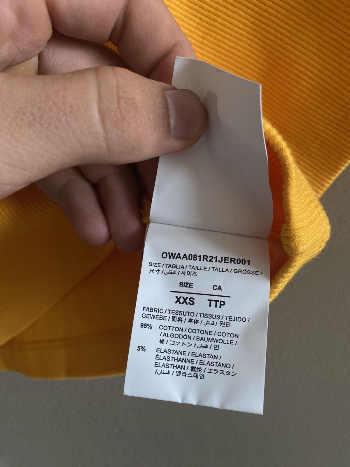 Off-White Off-White Central Logo Cropped Top Size XXS / US 00 / IT 34 - 8 Thumbnail