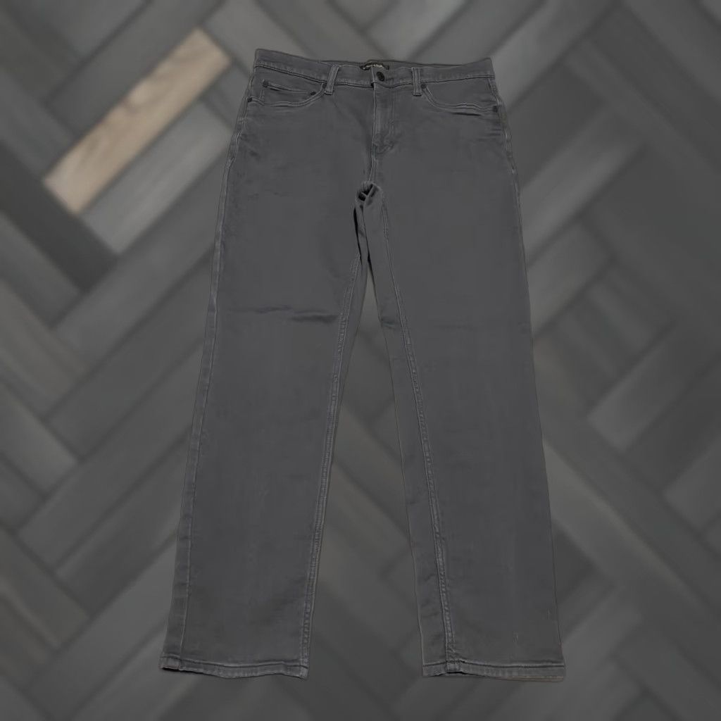 Banana Republic VINTAGE Banana Republic Slim Fit Pants Men's 34×30 Gray Stretch Comfort Size US 34 / EU 50 - 1 Thumbnail