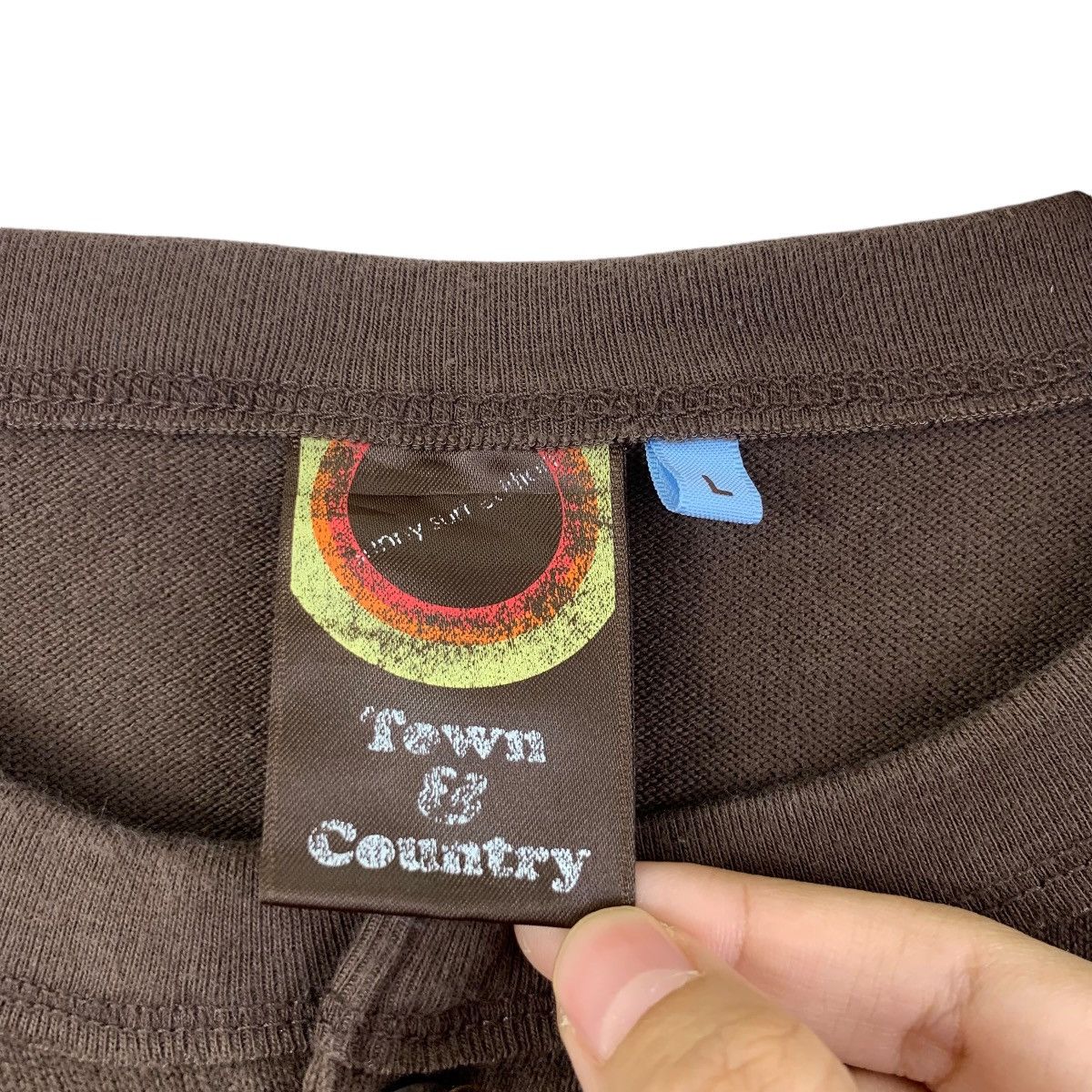Vintage Vintage TOWN COUNTRY HAWAII Surf Henley Tee Shirt Top Size US L / EU 52-54 / 3 - 7 Thumbnail