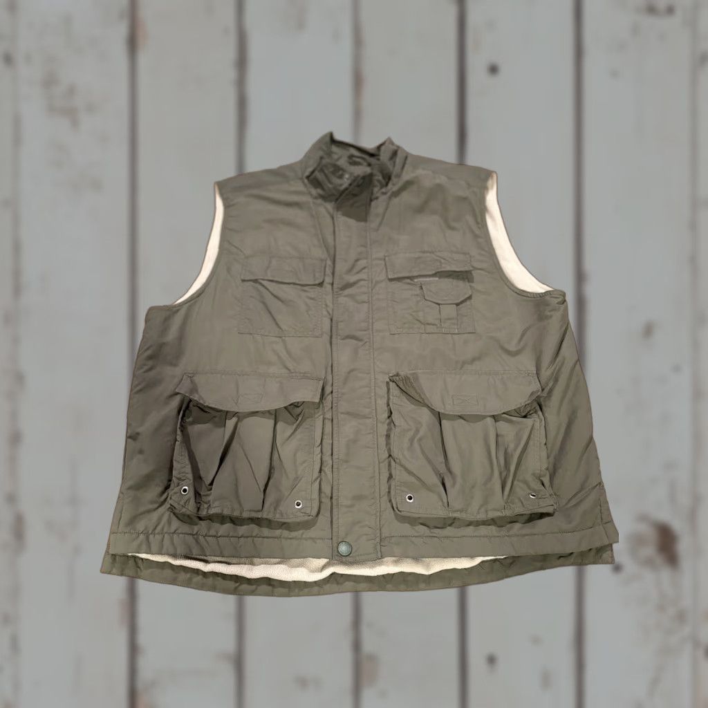 Eddie Bauer Eddie Bauer Mens Khaki Fishermans Vest Green 2XL Size US XXL / EU 58 / 5 - 1 Thumbnail