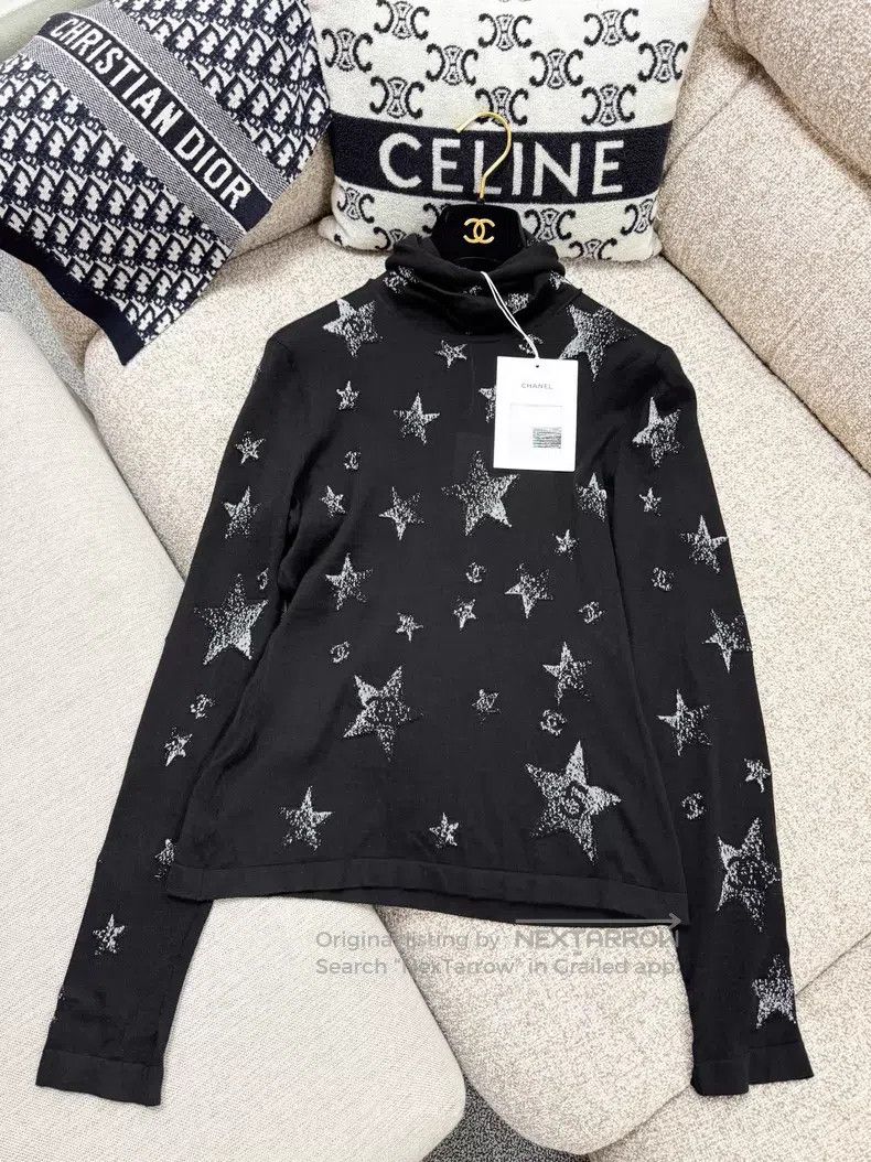 Chanel Chanel Embroidered dazzling five-pointed star double C pat Size XS / US 0-2 / IT 36-38 - 2 Thumbnail